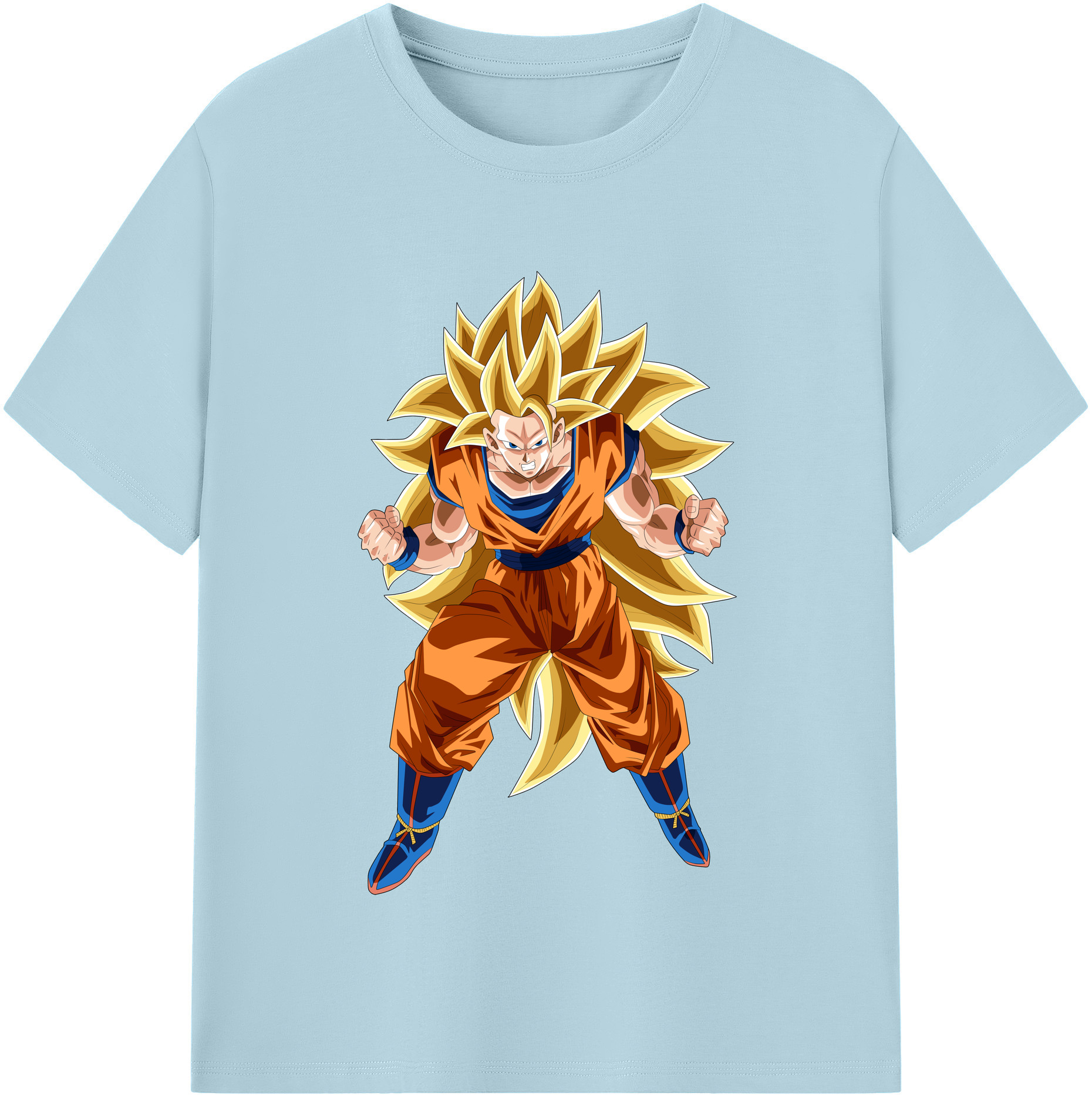 （画像用） ドラゴンボール 孫悟空（そん ごくう）Son Goku カカロット DRAGON BALL Kakarotto 綿100％半袖Tシャツ（フロントプリント）